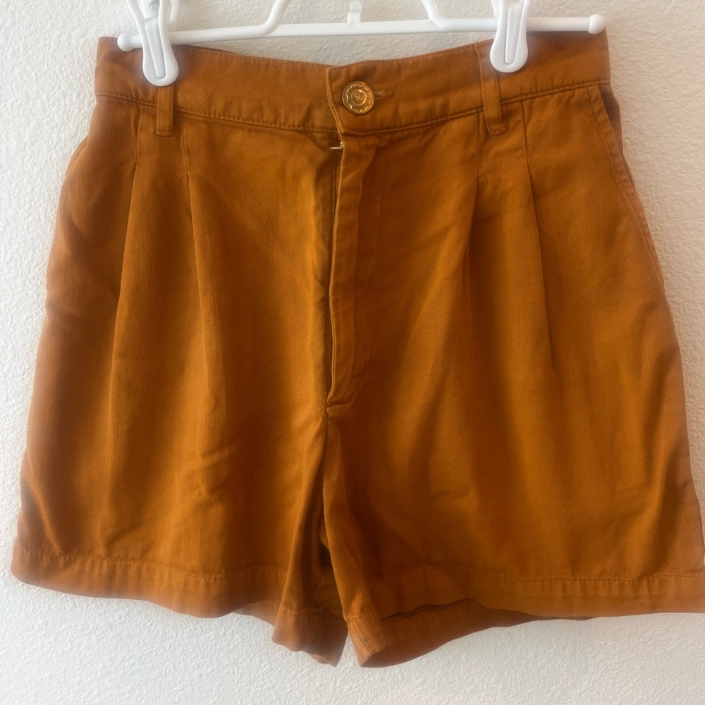 Big Bud Press Trouser Shorts, XS, mustardy brown